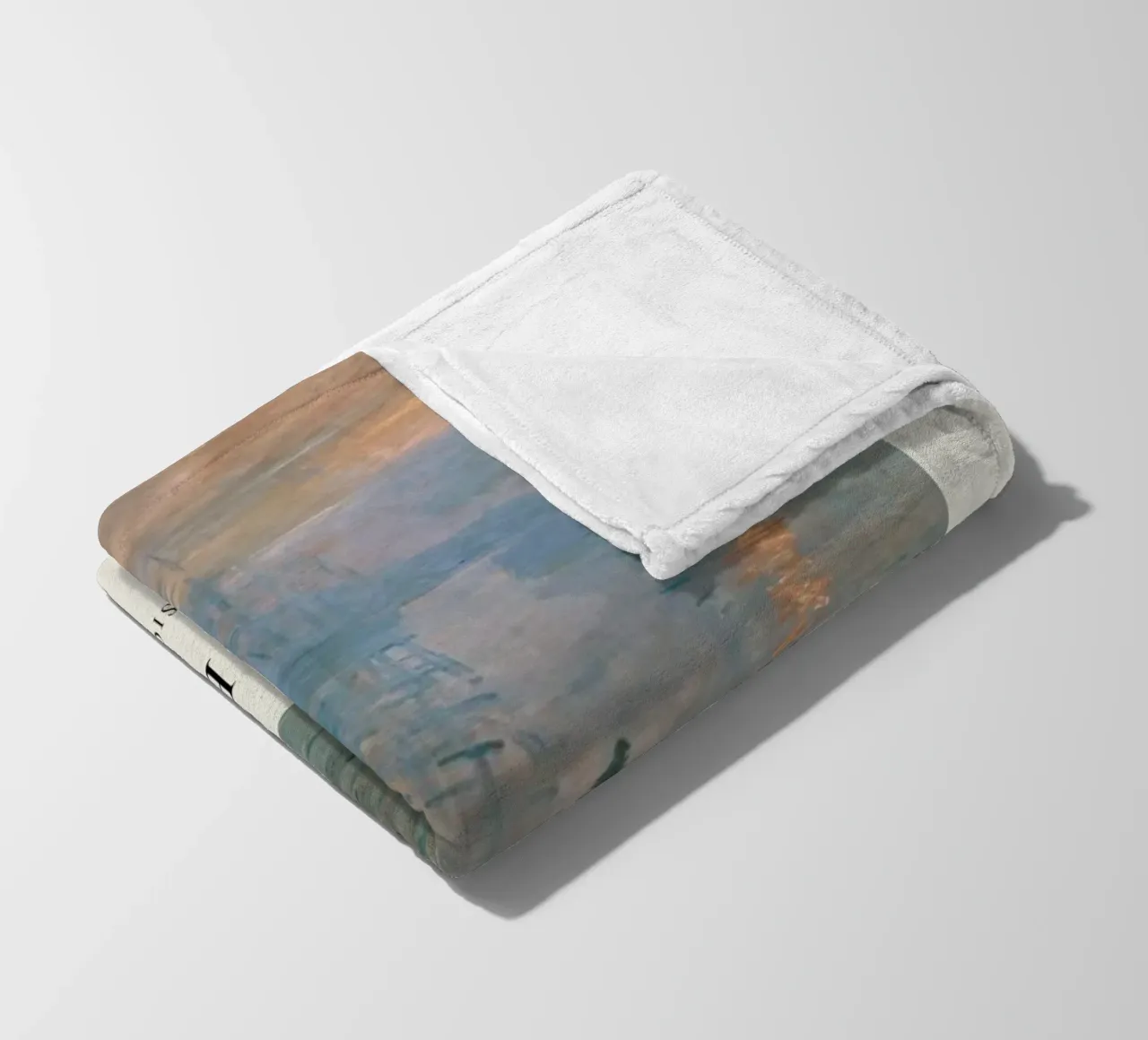 Monet - Impression, Sunrise coperta in pile da ARTOTHEK
