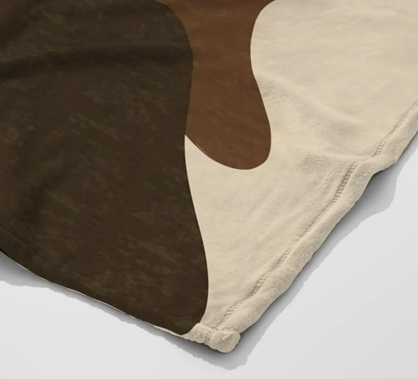 Organic Forms fleece blanket by Gypsy Galleria