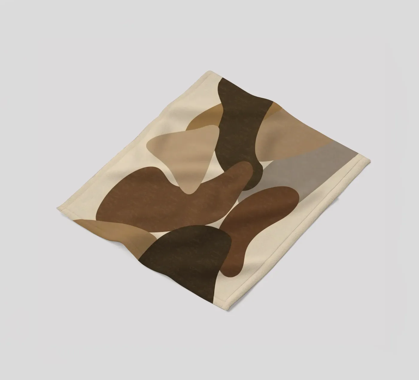 Organic Forms fleece blanket by Gypsy Galleria
