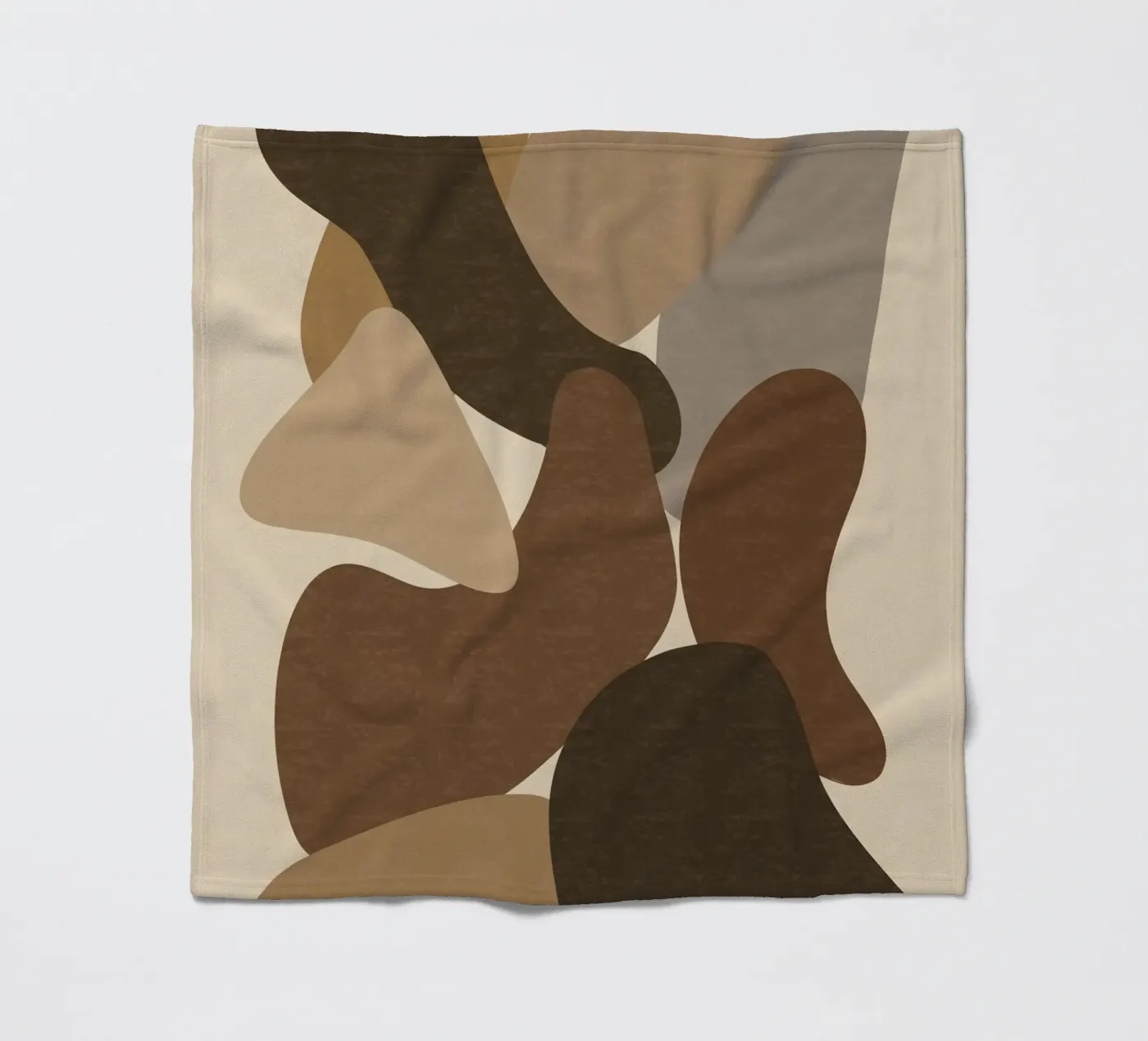 Organic Forms fleece blanket by Gypsy Galleria