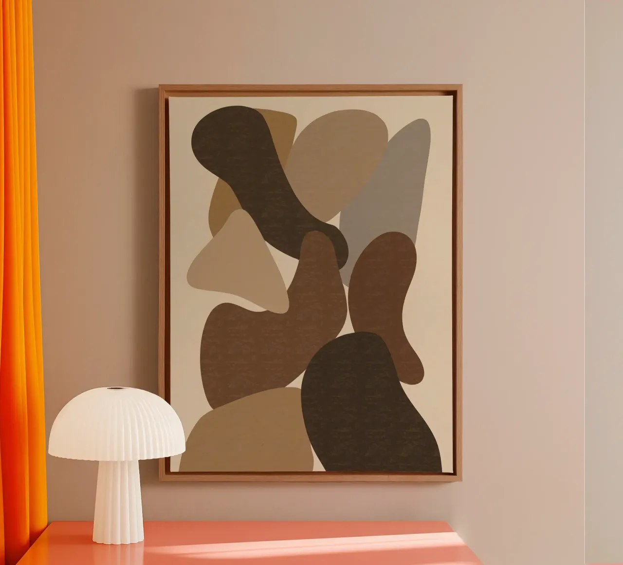 Organic Forms tela con Cornice a cassetta da Gypsy Galleria