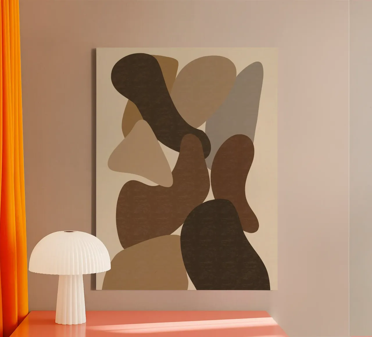 Organic Forms tela con Cornice a cassetta da Gypsy Galleria