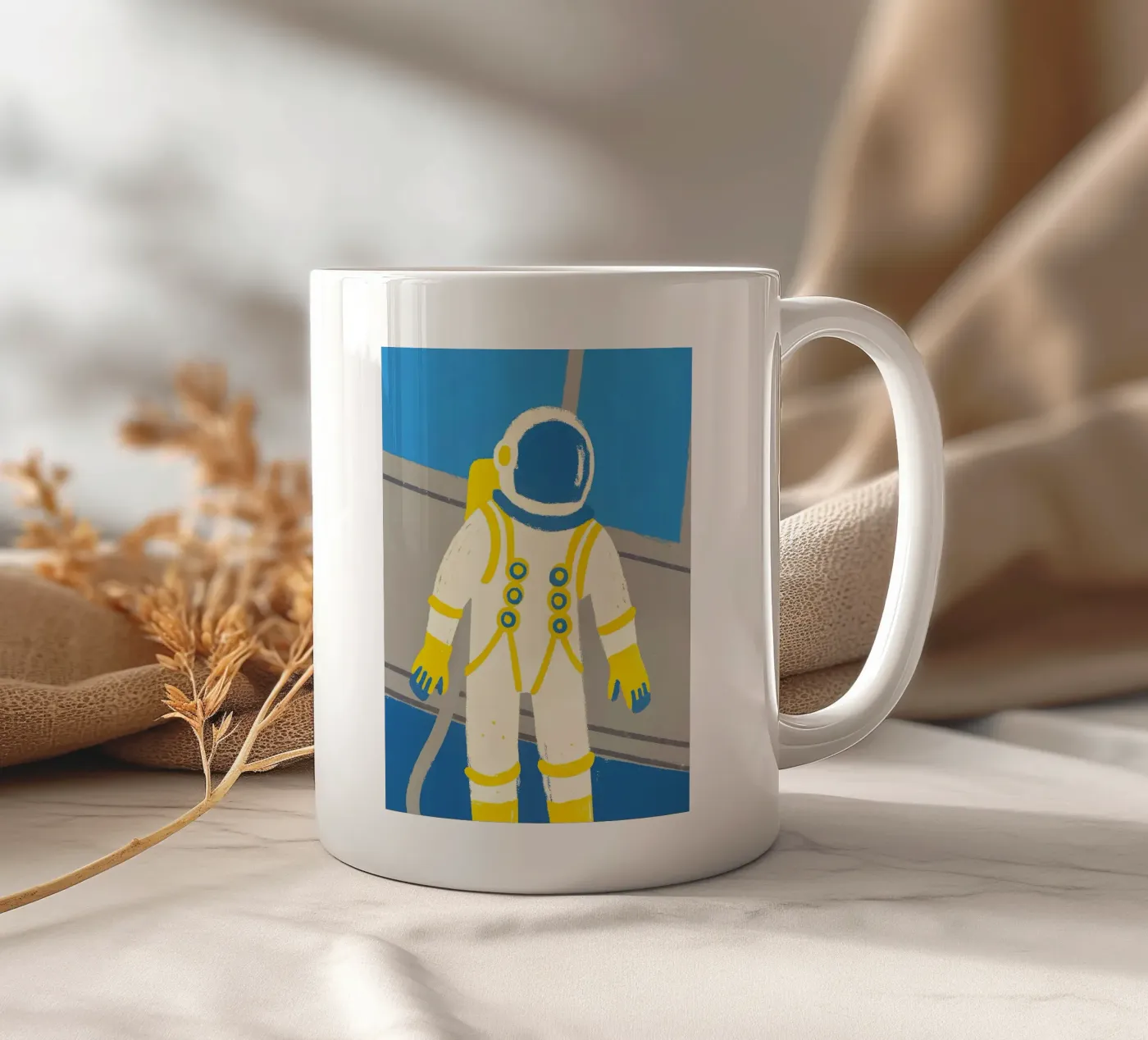 Astronaut ceramic mug by PERSONAL TOUCH