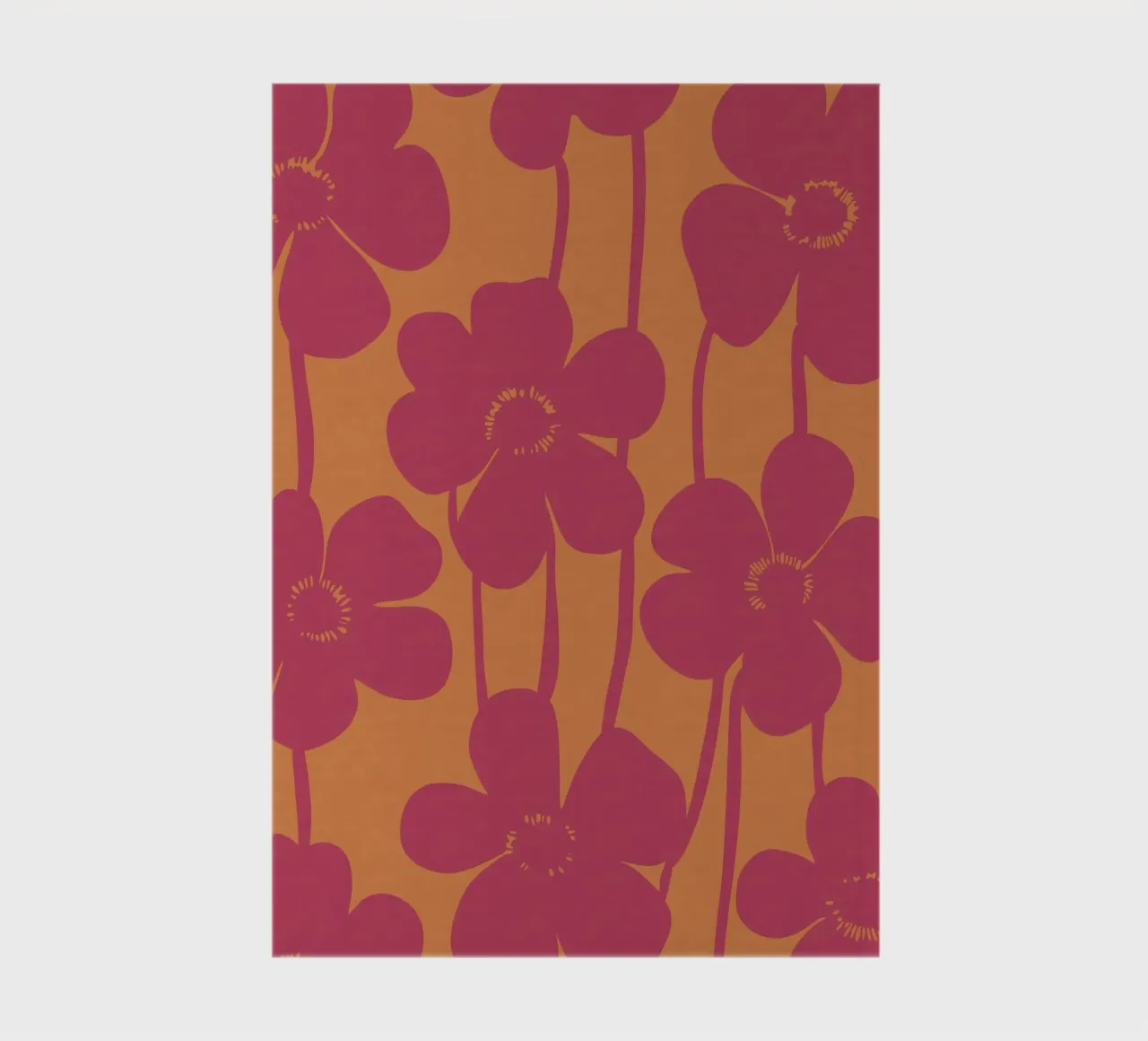 Abstract Flowers notebook by Gypsy Galleria