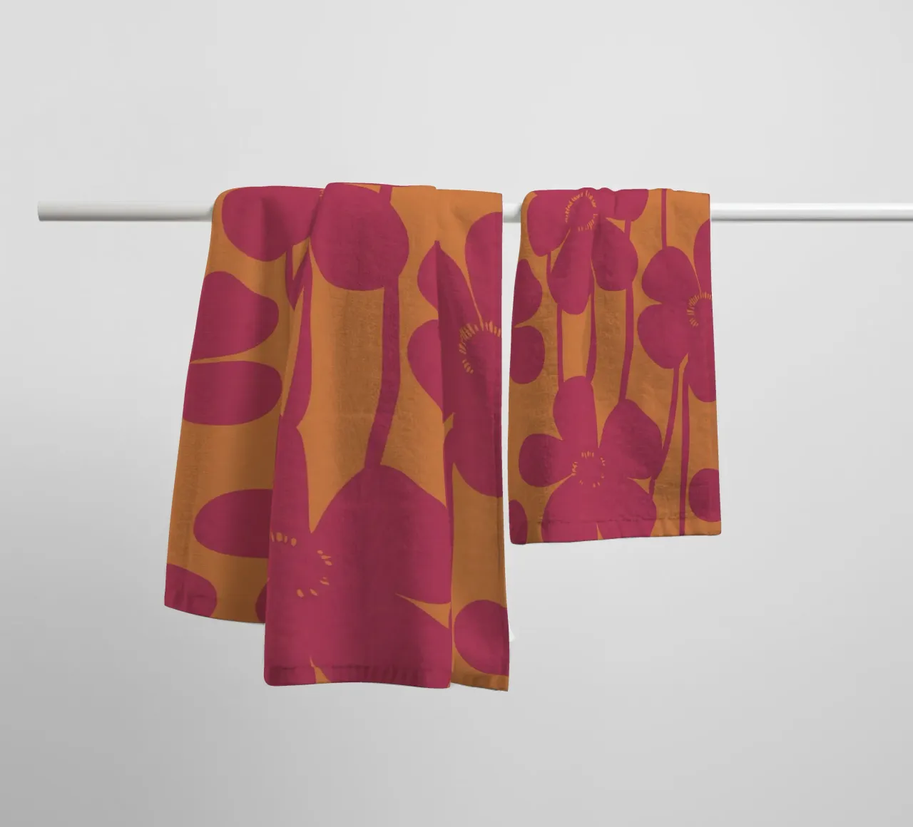 Abstract Flowers asciugamano da bagno da Gypsy Galleria