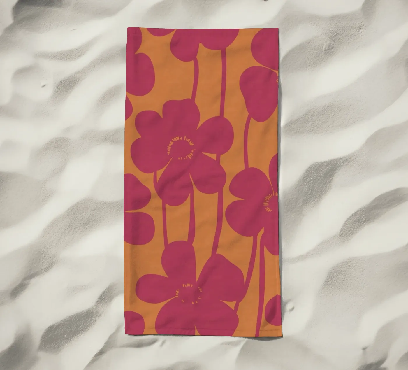 Abstract Flowers telo mare da Gypsy Galleria