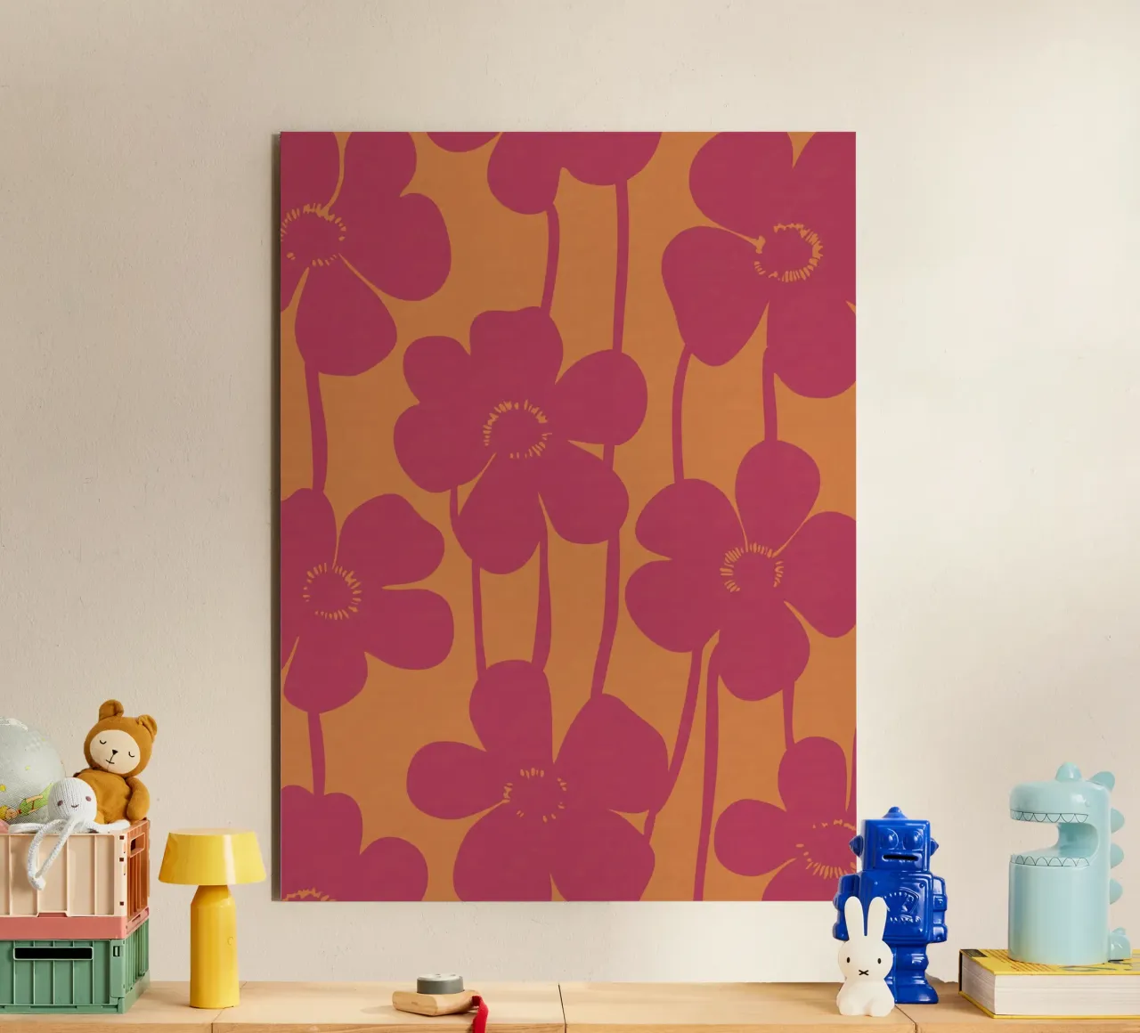 Abstract Flowers alluminio dibond da Gypsy Galleria