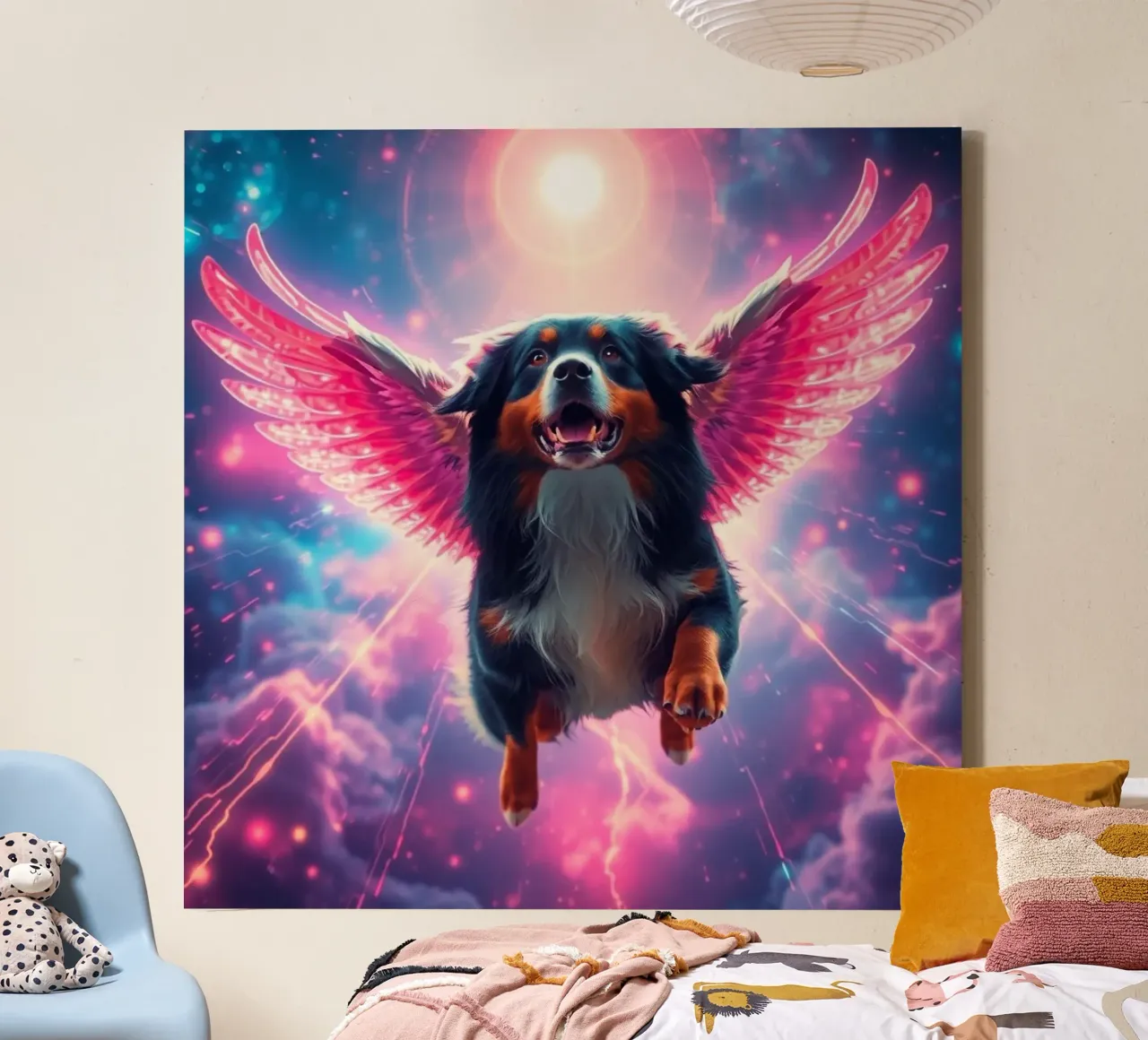An Angel of Heaven #24 canvas with Floater frame by Yumis.Beargang.and.Me