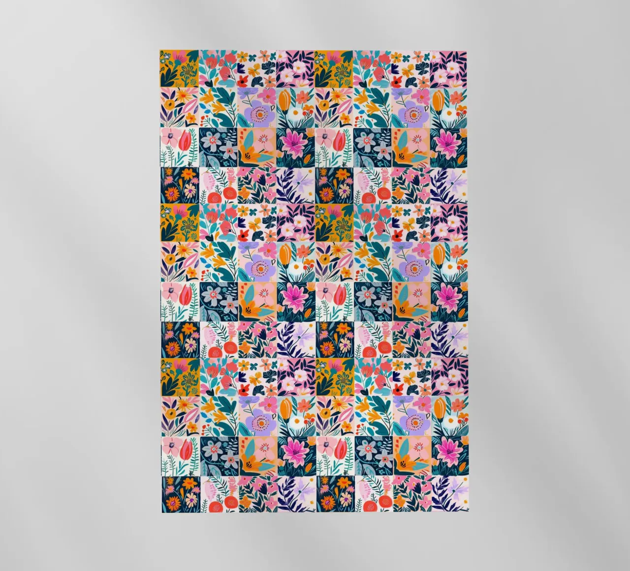 Floral Patchwork pellicola backlit da Sunflower Soul Studio