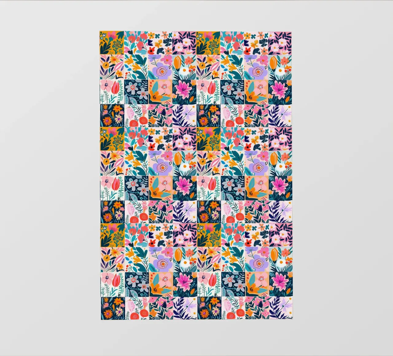 Floral Patchwork pellicola backlit da Sunflower Soul Studio