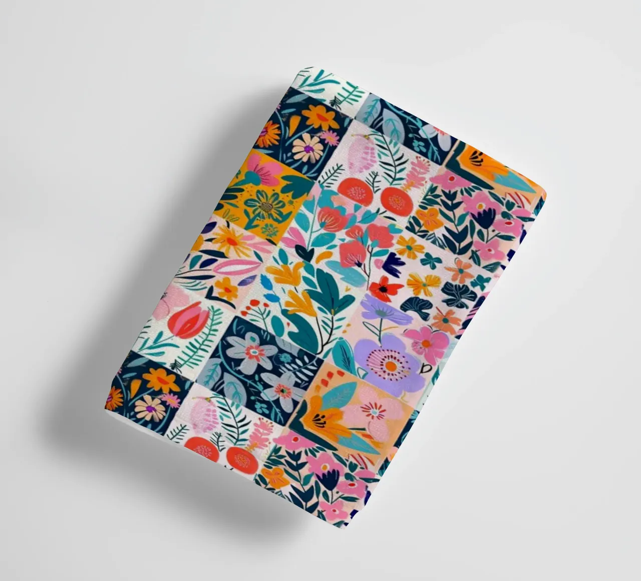 Floral Patchwork towel by Sunflower Soul Studio