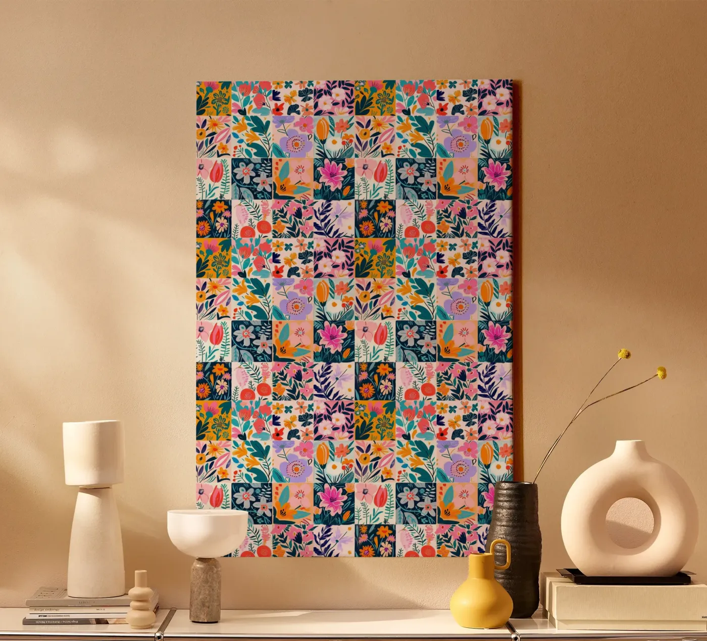 Floral Patchwork tela da Sunflower Soul Studio