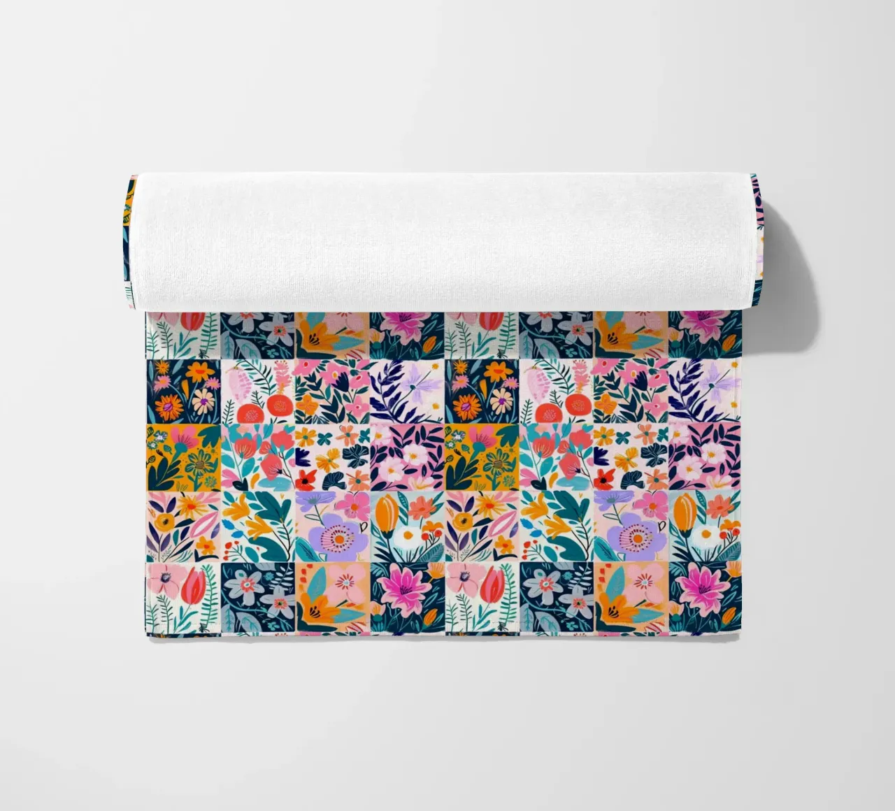 Floral Patchwork telo mare da Sunflower Soul Studio