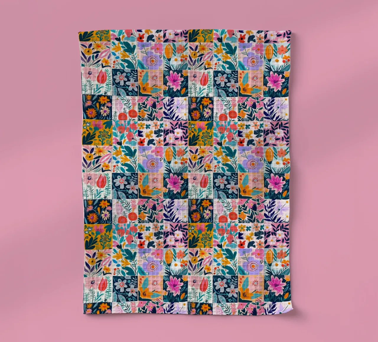 Floral Patchwork torchon de Sunflower Soul Studio