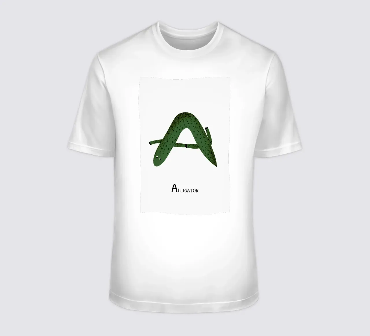 A for Alligator t-shirt da Little Flourishes