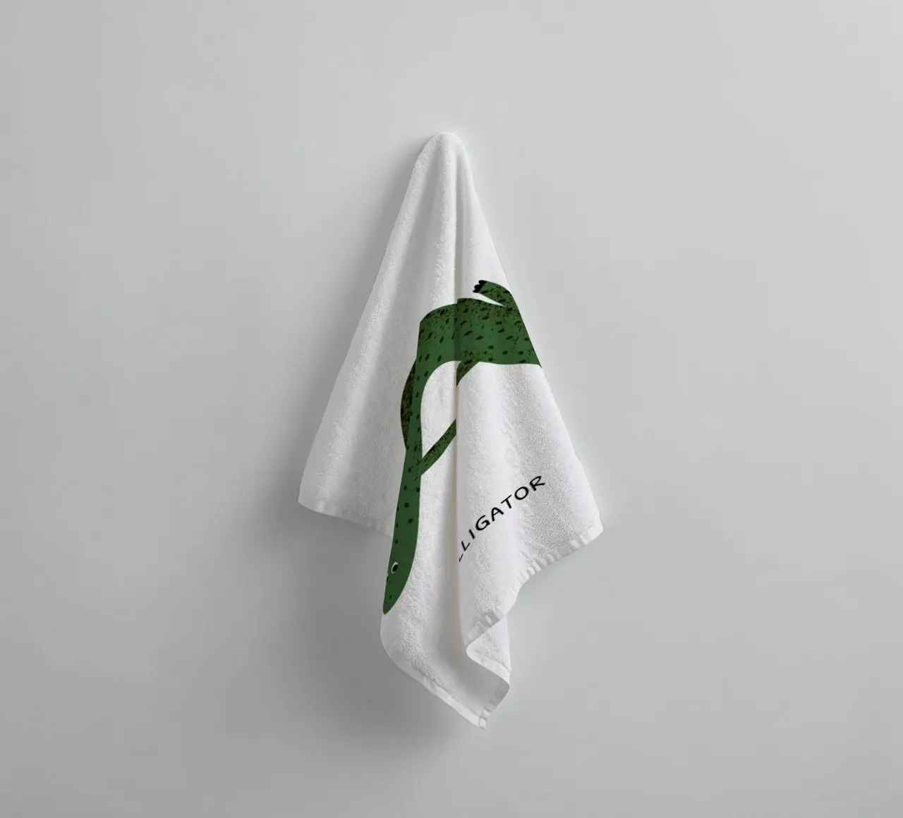 A for Alligator asciugamano da bagno da Little Flourishes