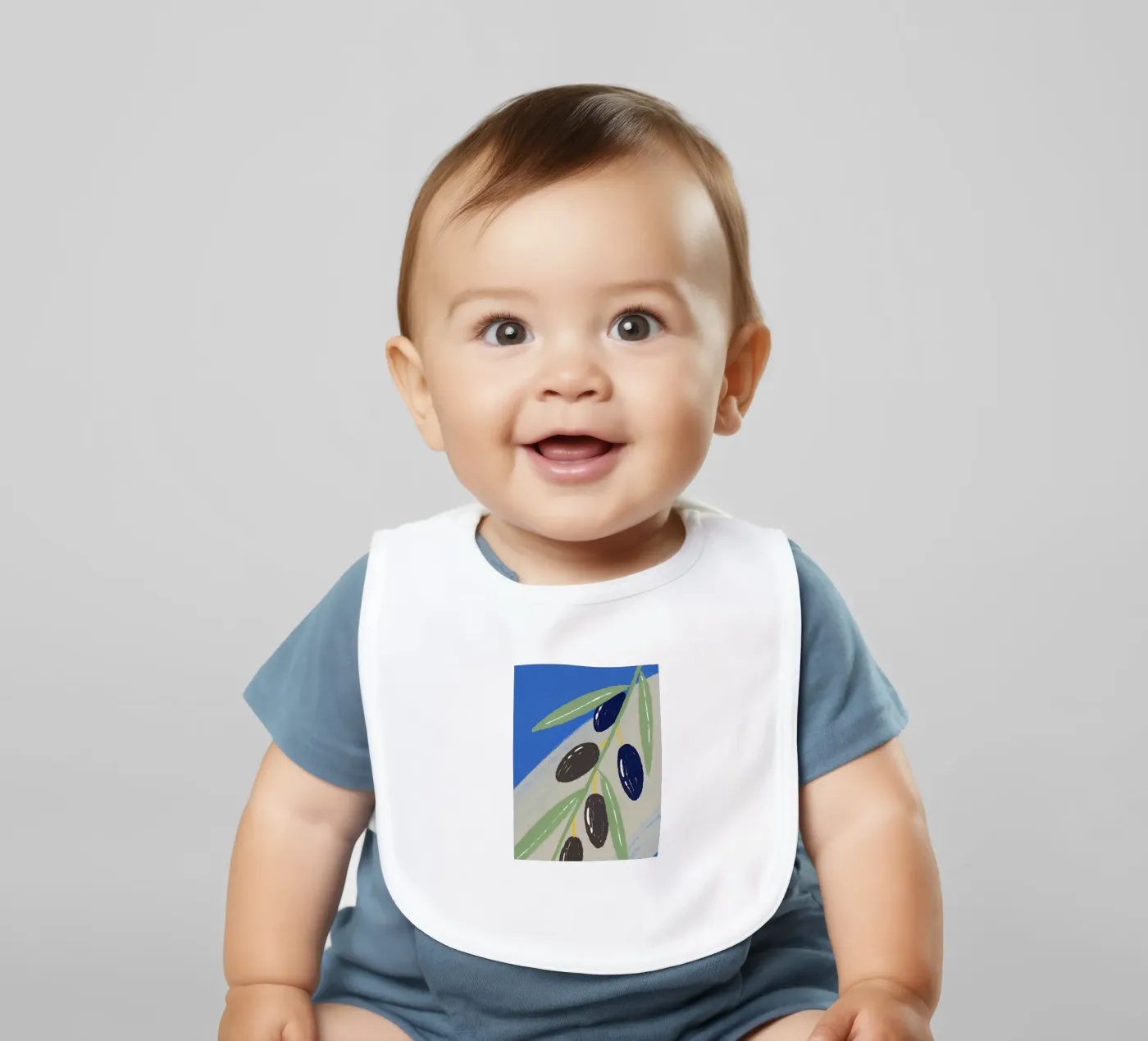 Olives baby slabbetje van PERSONAL TOUCH