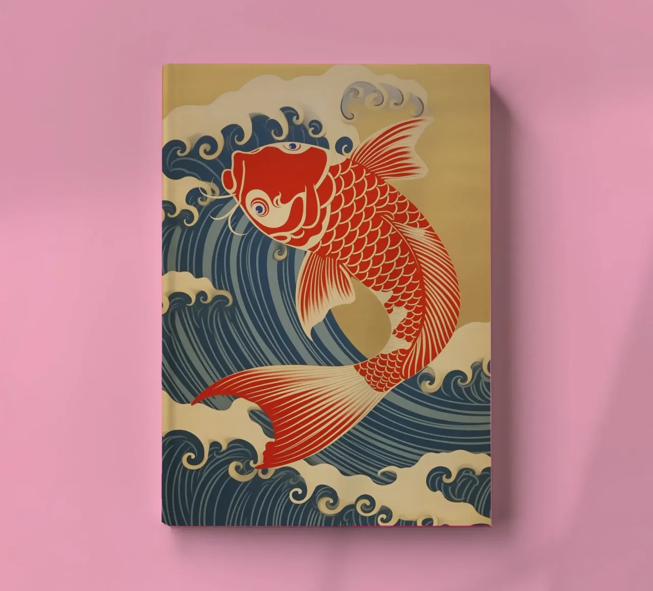 Carpa koi giapponese rossa e oro | stile giapponese diario da Autofocus