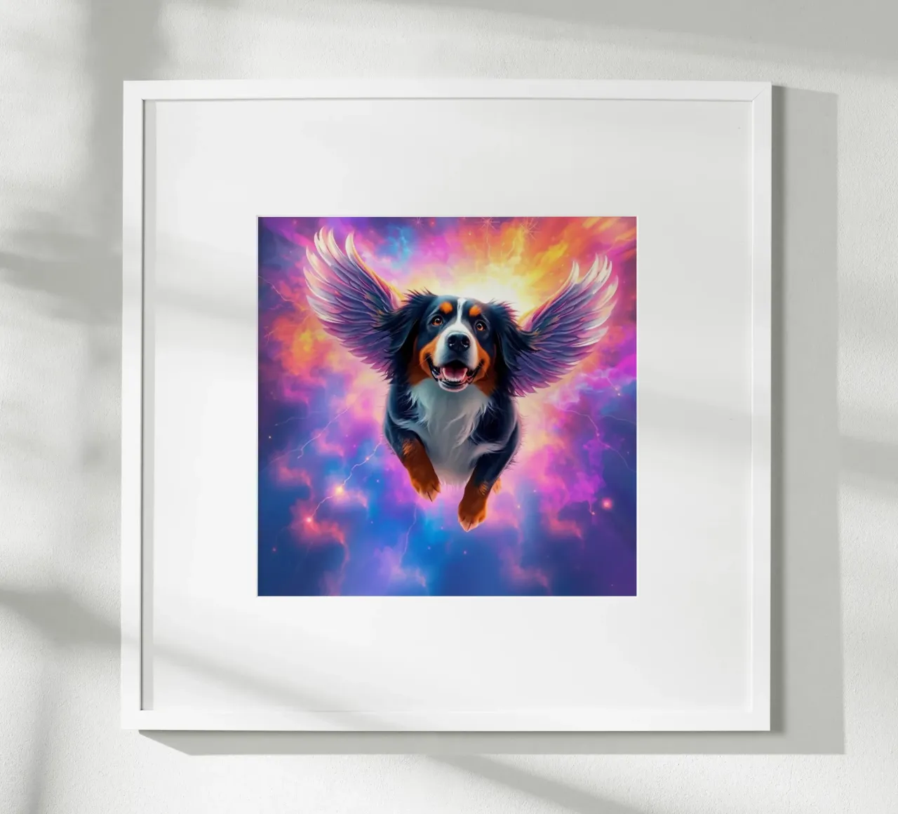 Un angelo del cielo #29 poster con telaio in legno da Yumis.Beargang.and.Me