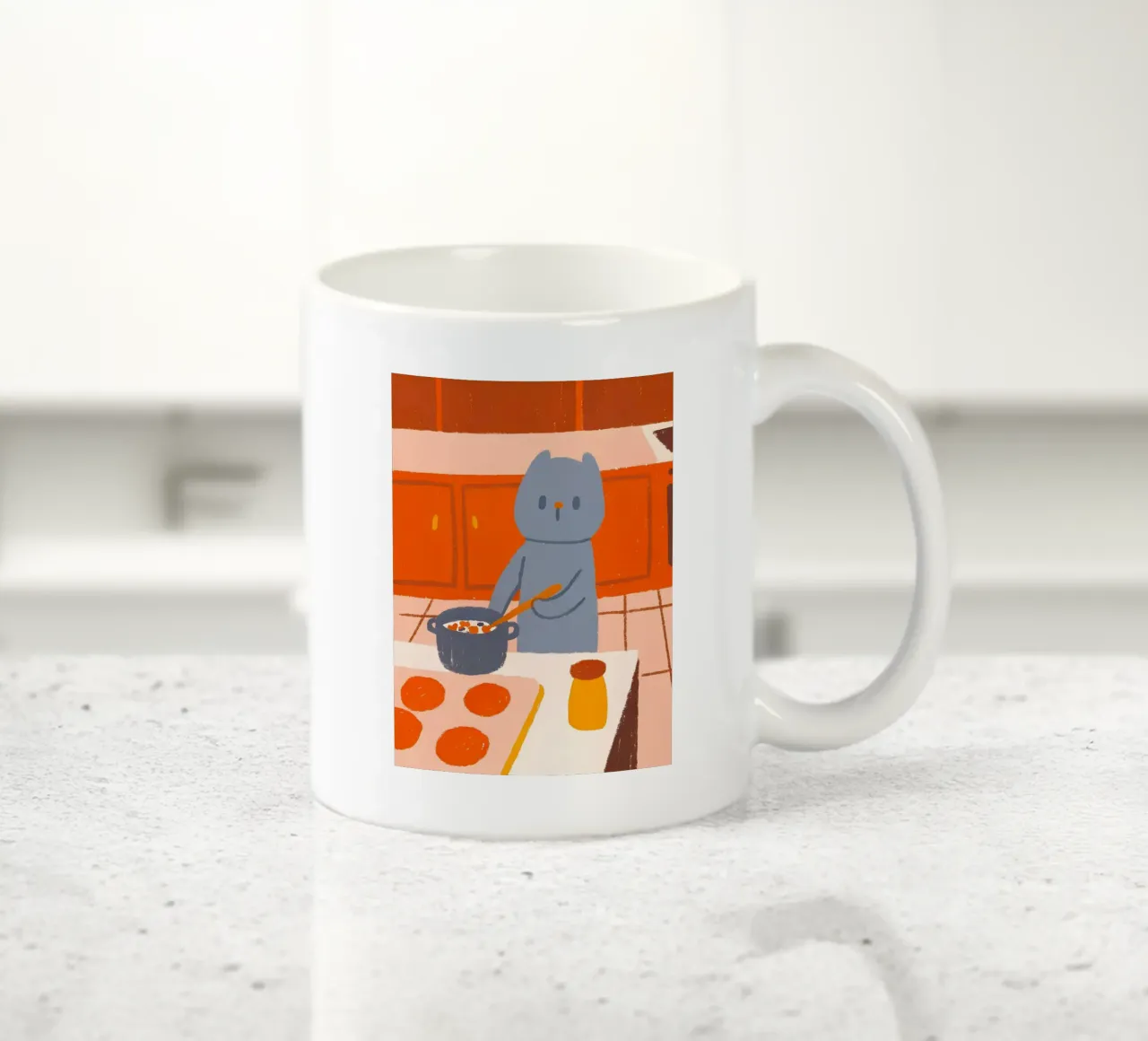 Il gatto sta cucinando tazza in ceramica da PERSONAL TOUCH