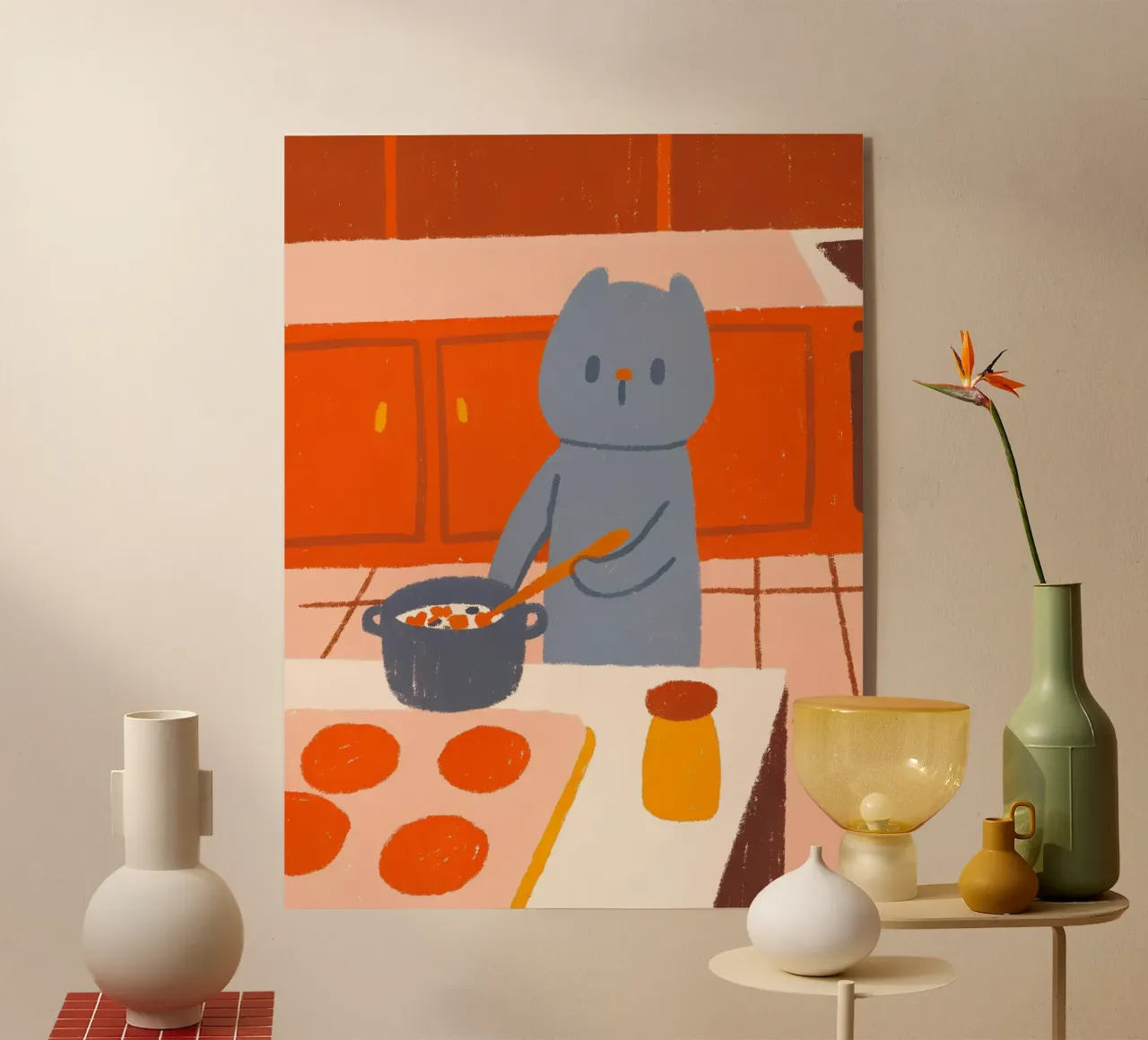 Il gatto sta cucinando plexiglass da PERSONAL TOUCH