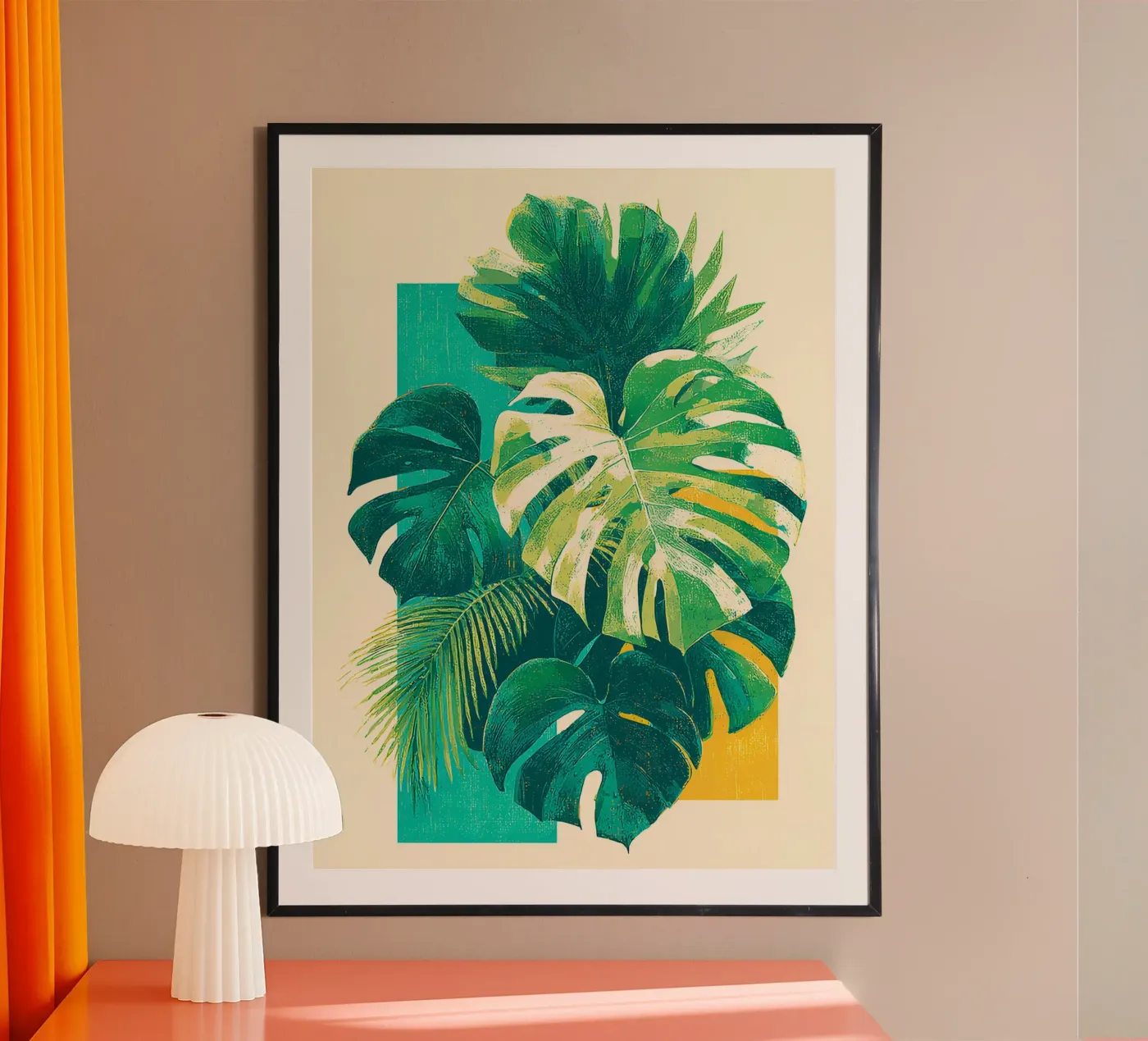 Leaves Tropical E poster da Mateo