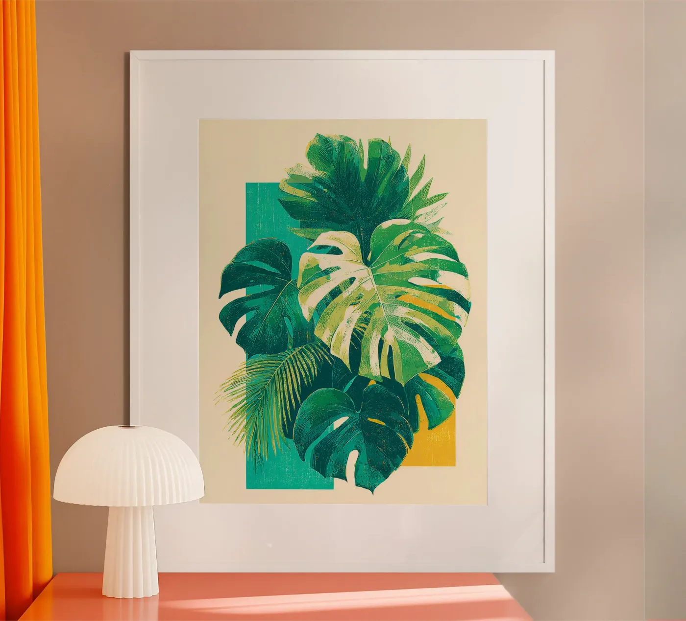 Leaves Tropical E poster da Mateo
