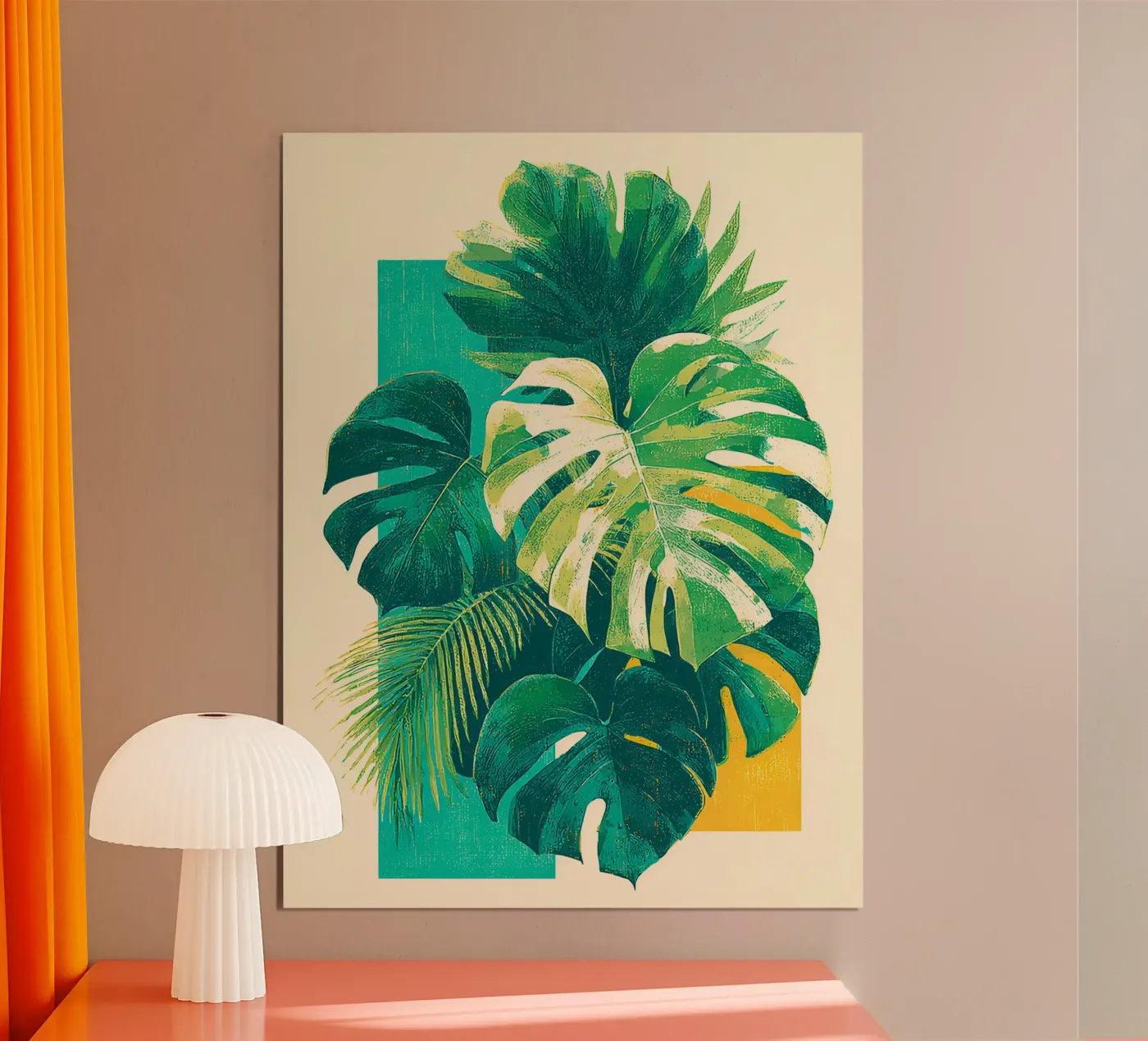 Leaves Tropical E poster da Mateo