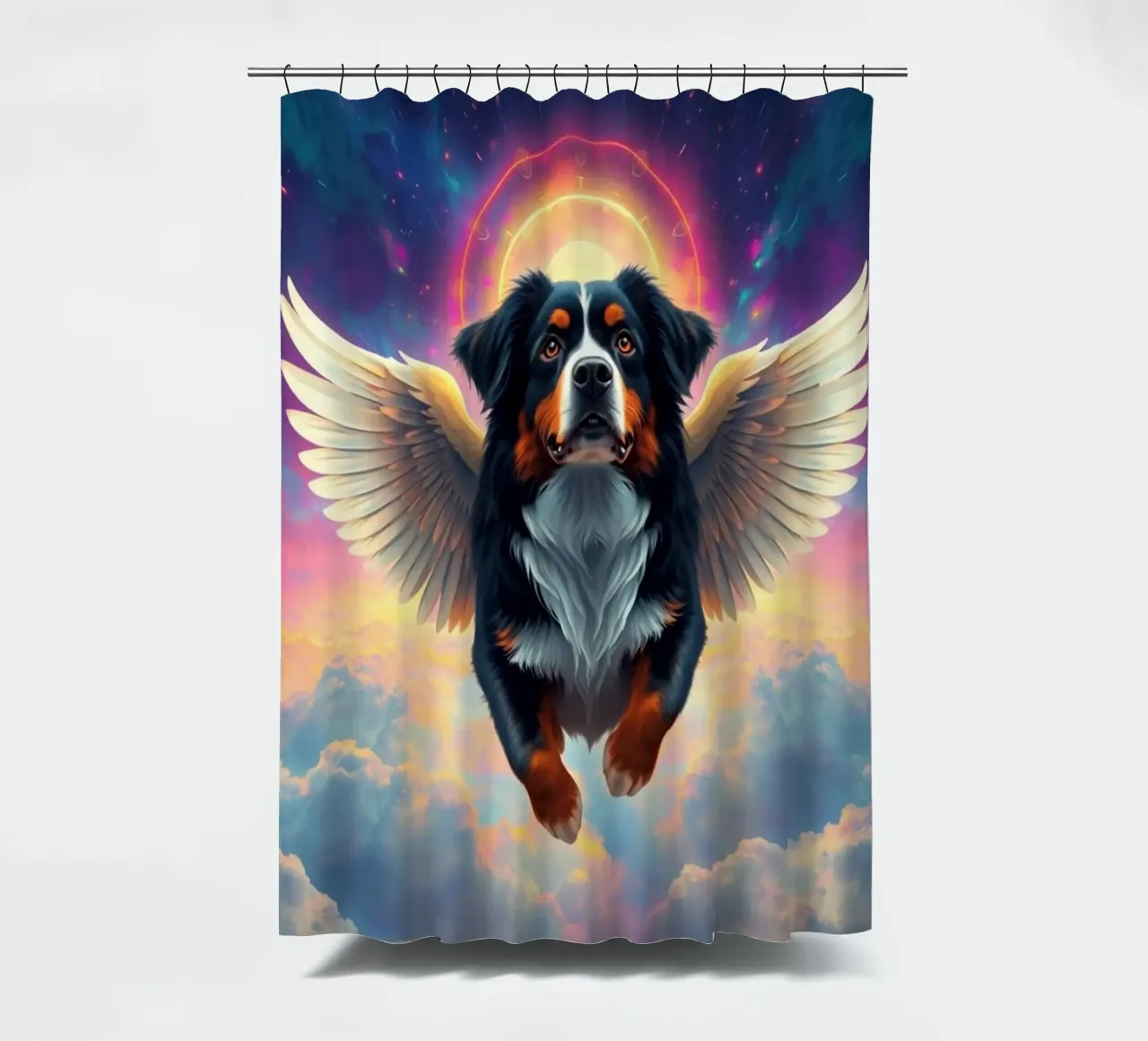 An Angel of Heaven #30 shower curtain by Yumis.Beargang.and.Me