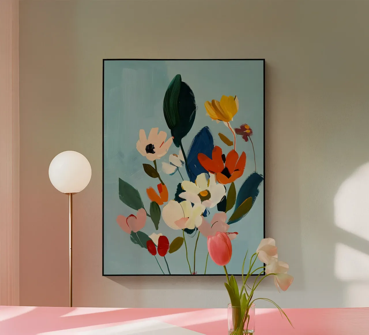 Painted Flowers plexiglass da Gypsy Galleria