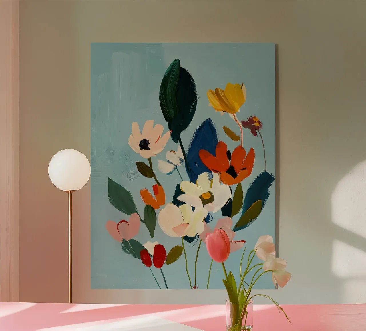 Painted Flowers plexiglass da Gypsy Galleria