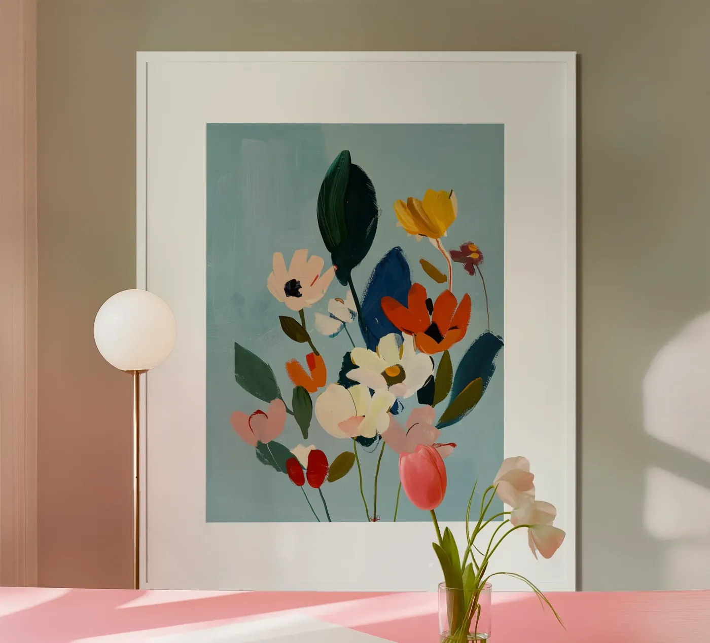 Painted Flowers poster da Gypsy Galleria