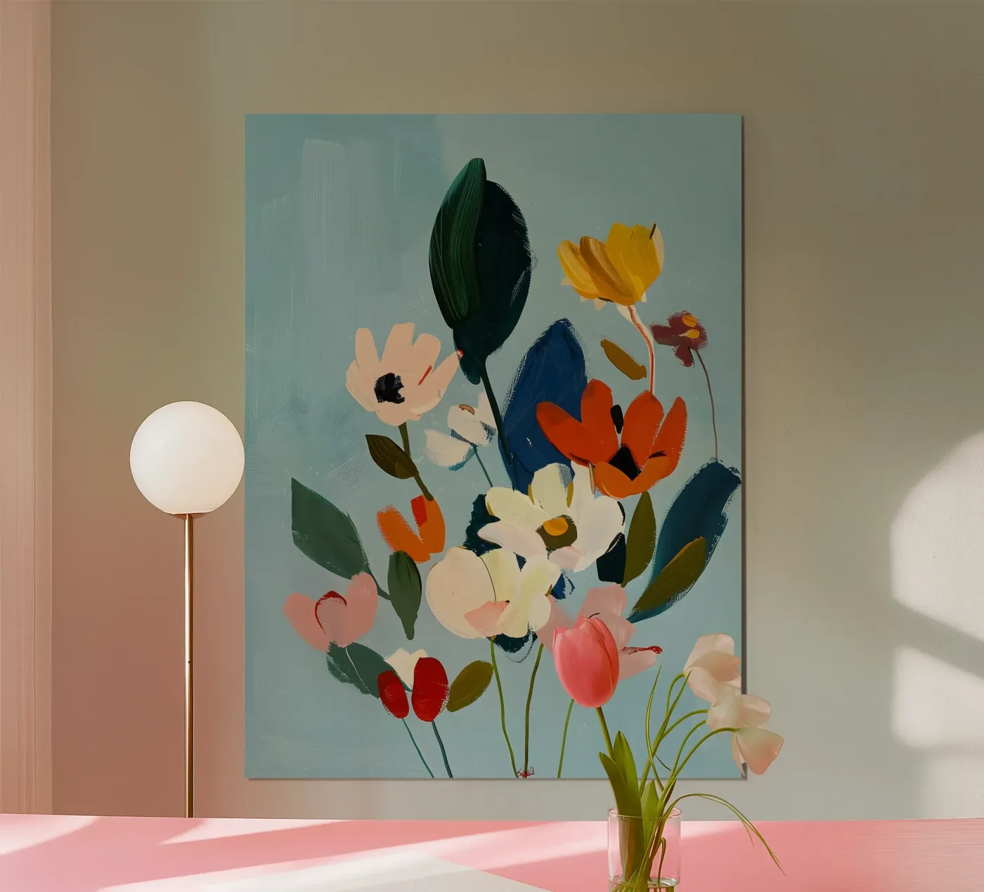 Painted Flowers poster da Gypsy Galleria