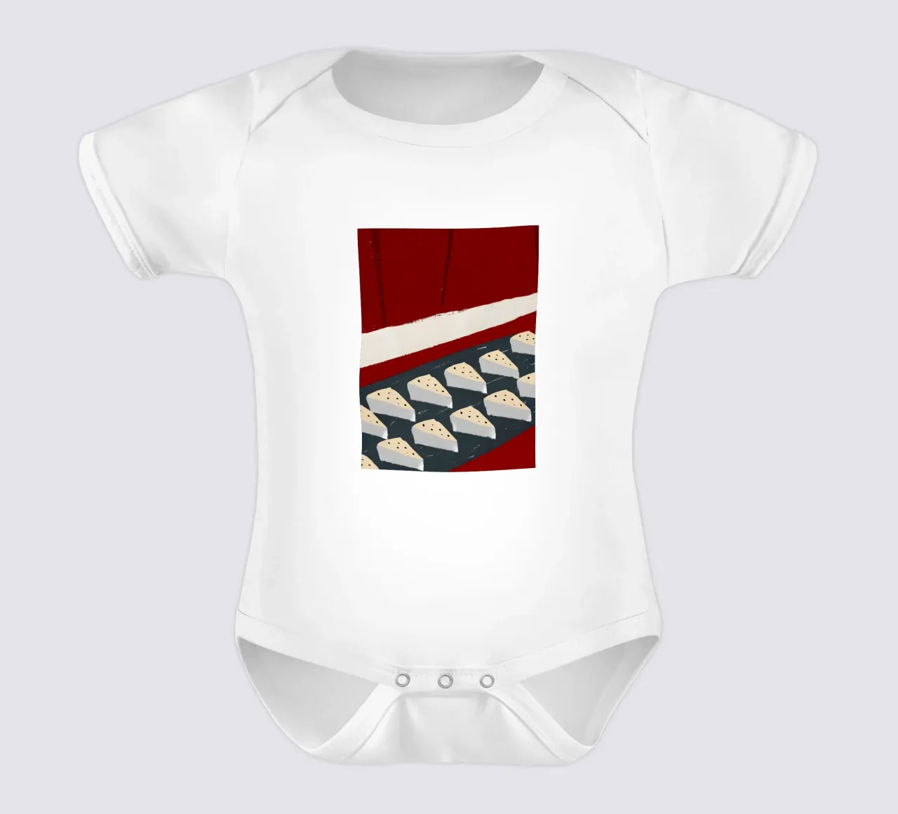 Formaggio body neonato maniche corte da PERSONAL TOUCH