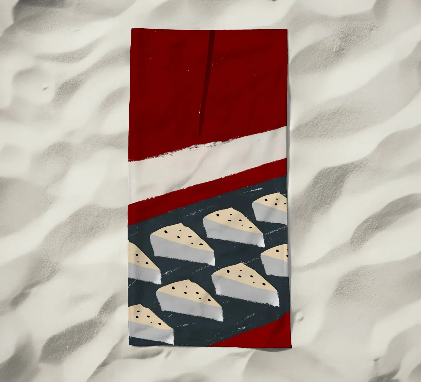Cheese strandhanddoek van PERSONAL TOUCH