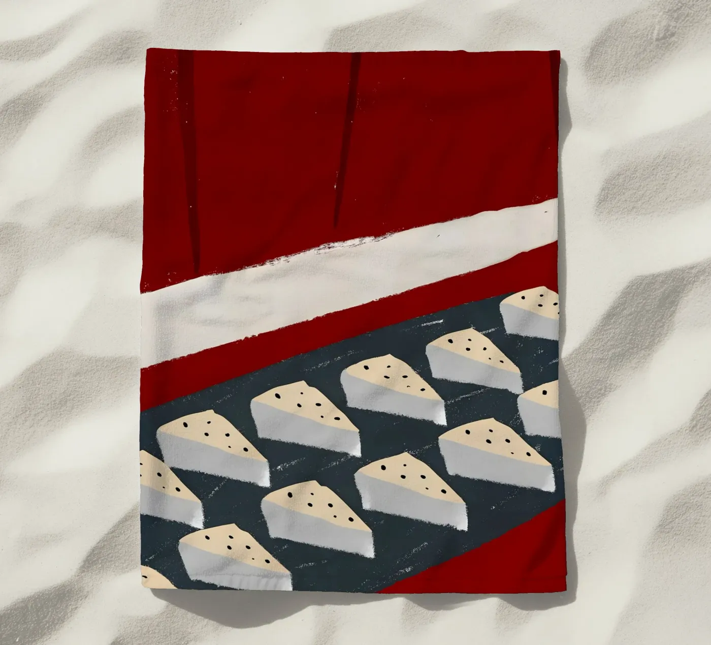 Cheese strandhanddoek van PERSONAL TOUCH