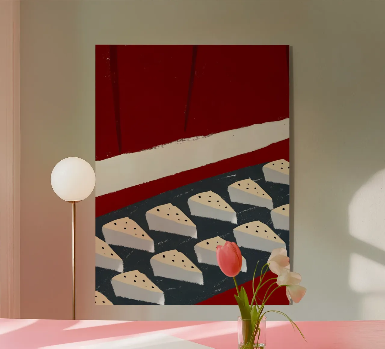 Cheese acrylic glass by PERSONAL TOUCH