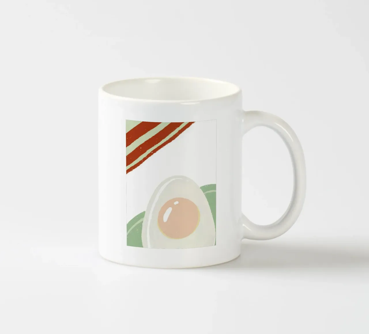 Egg ceramic mug by PERSONAL TOUCH