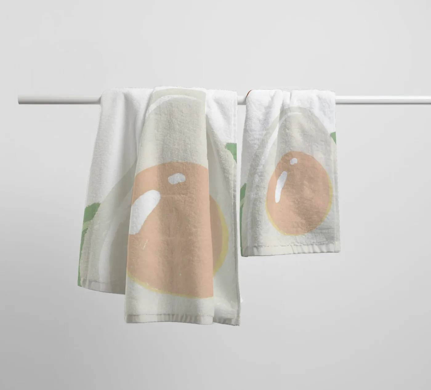 Egg badhanddoek van PERSONAL TOUCH