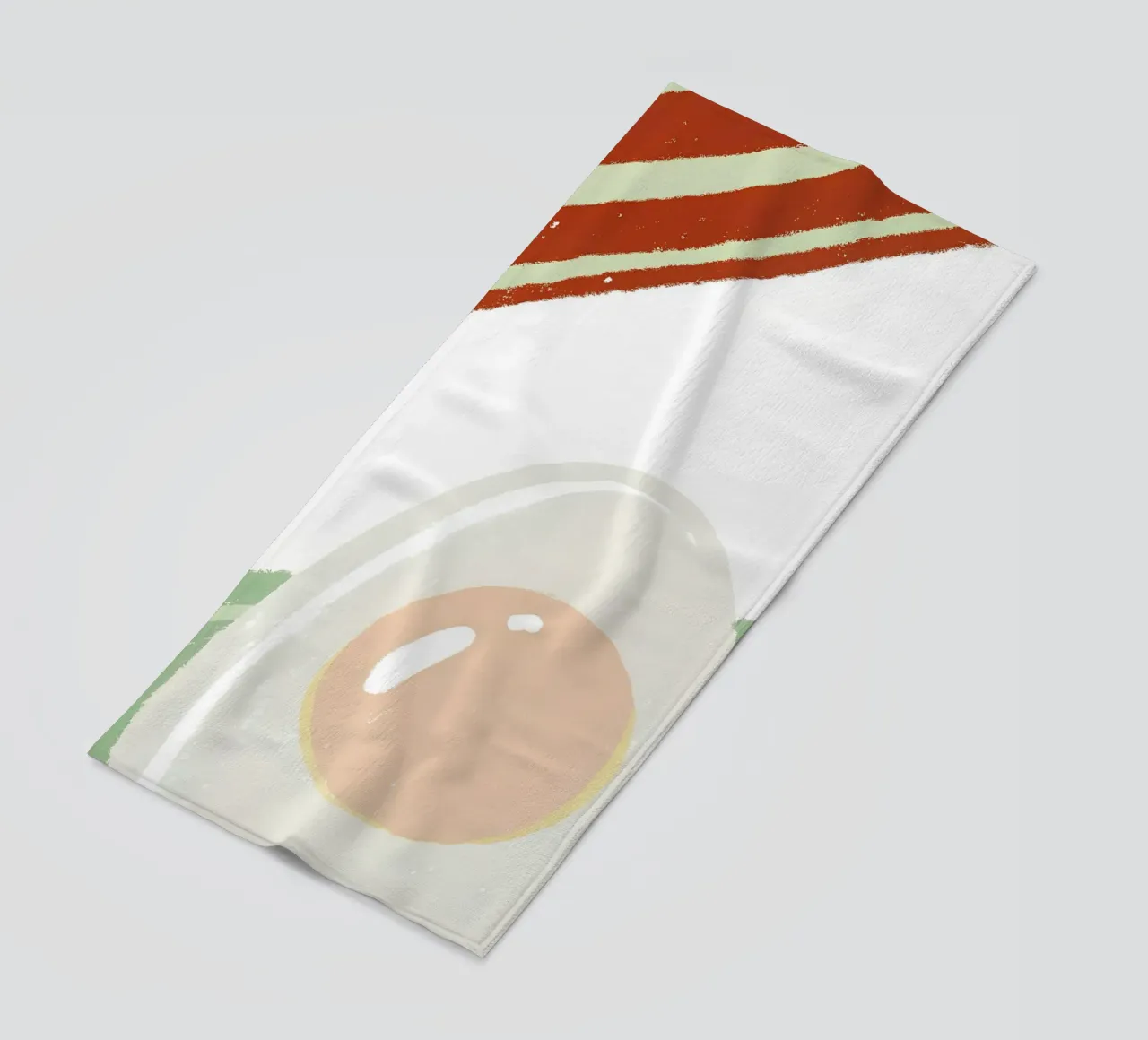 Egg beach towel by PERSONAL TOUCH