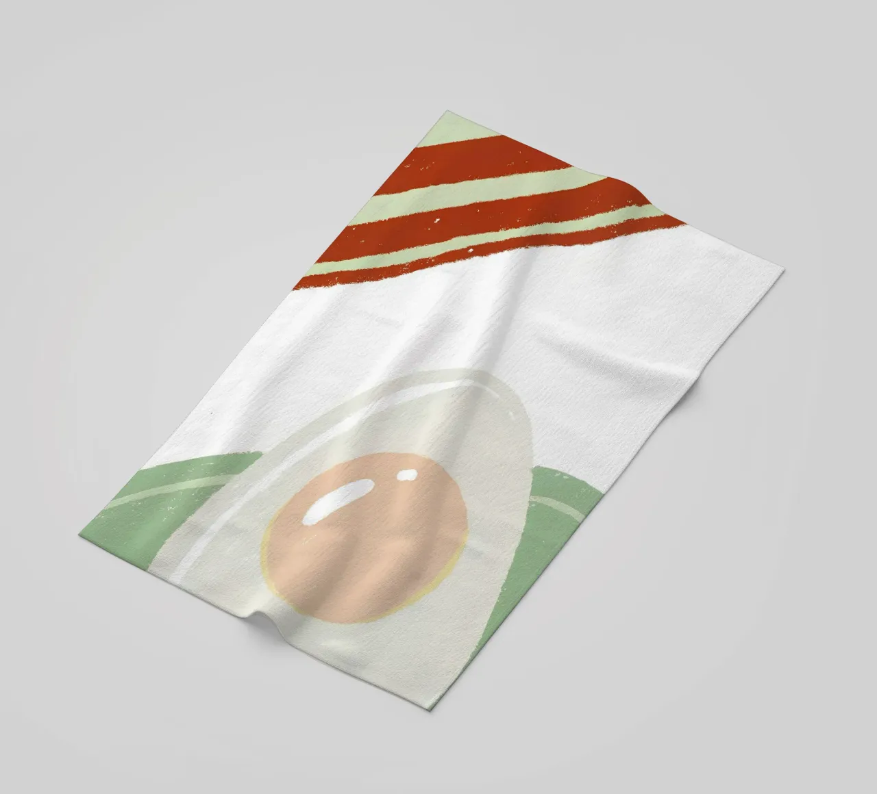 Egg beach towel by PERSONAL TOUCH