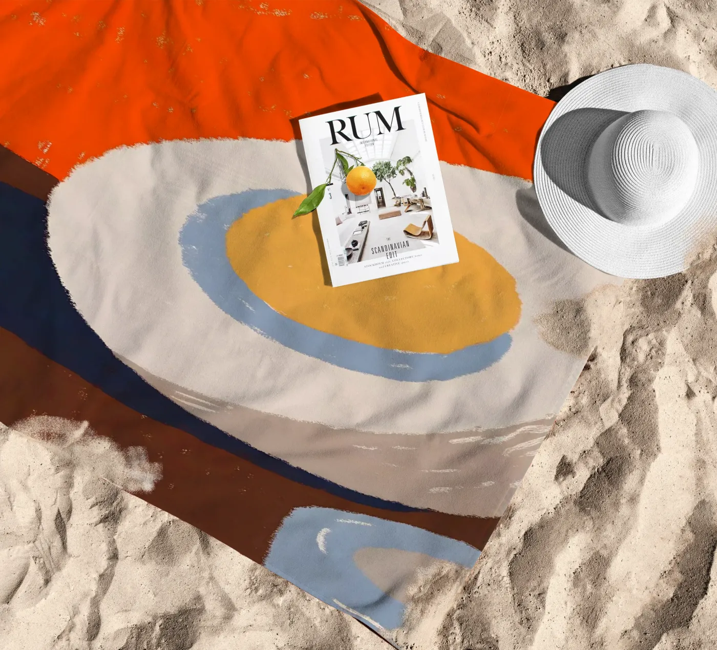 Egg beach towel by PERSONAL TOUCH