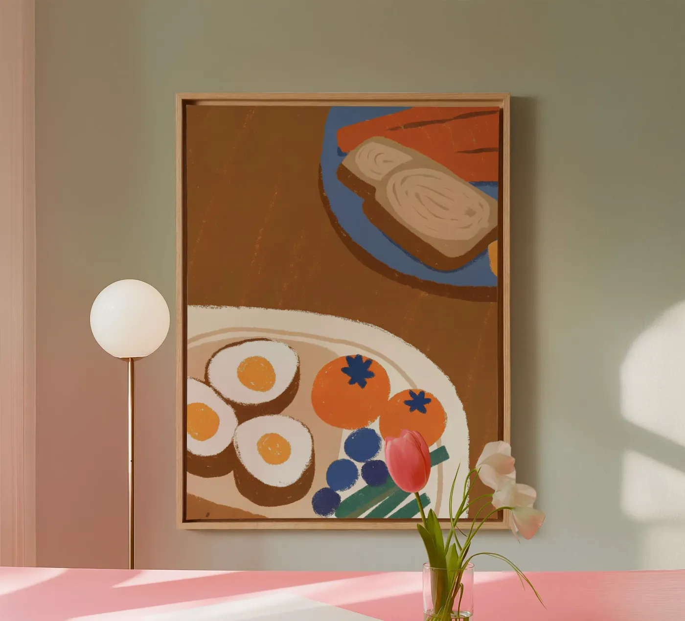 Breakfast canvas by PERSONAL TOUCH