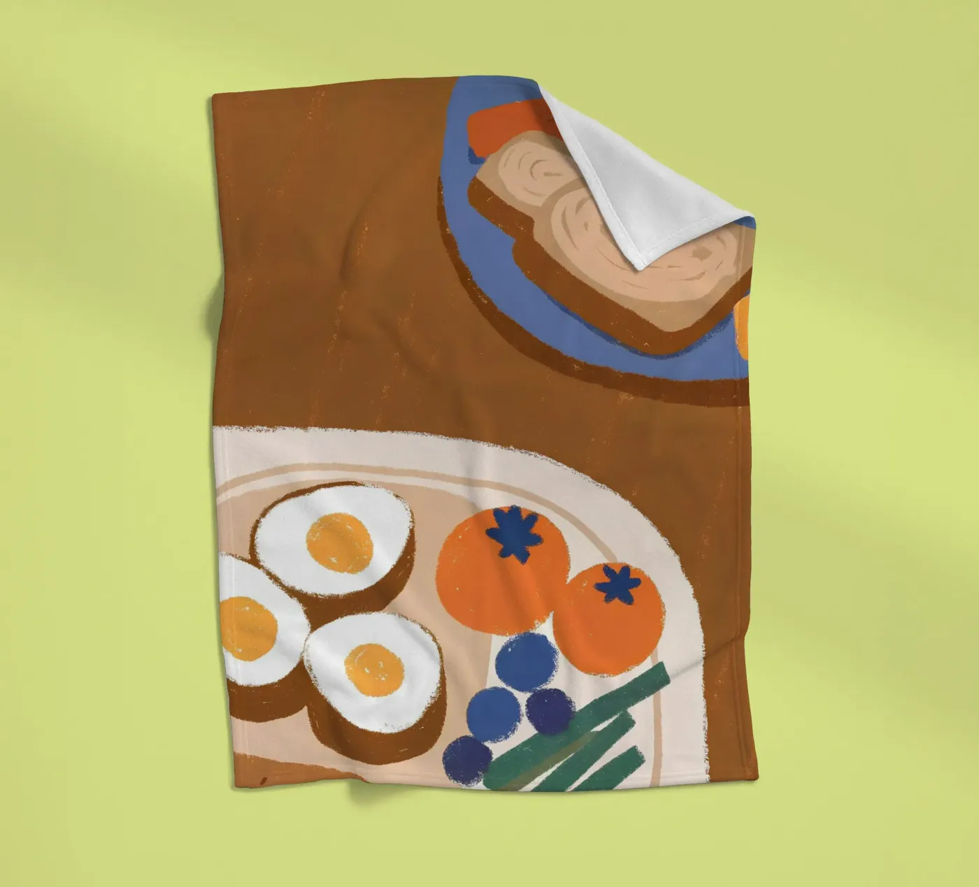 Breakfast fleece blanket by PERSONAL TOUCH
