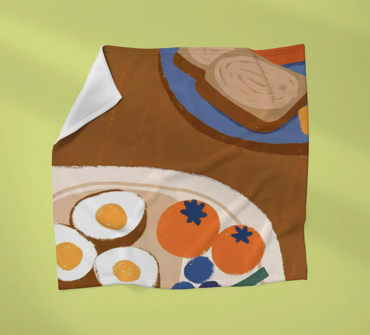 Breakfast fleece blanket by PERSONAL TOUCH