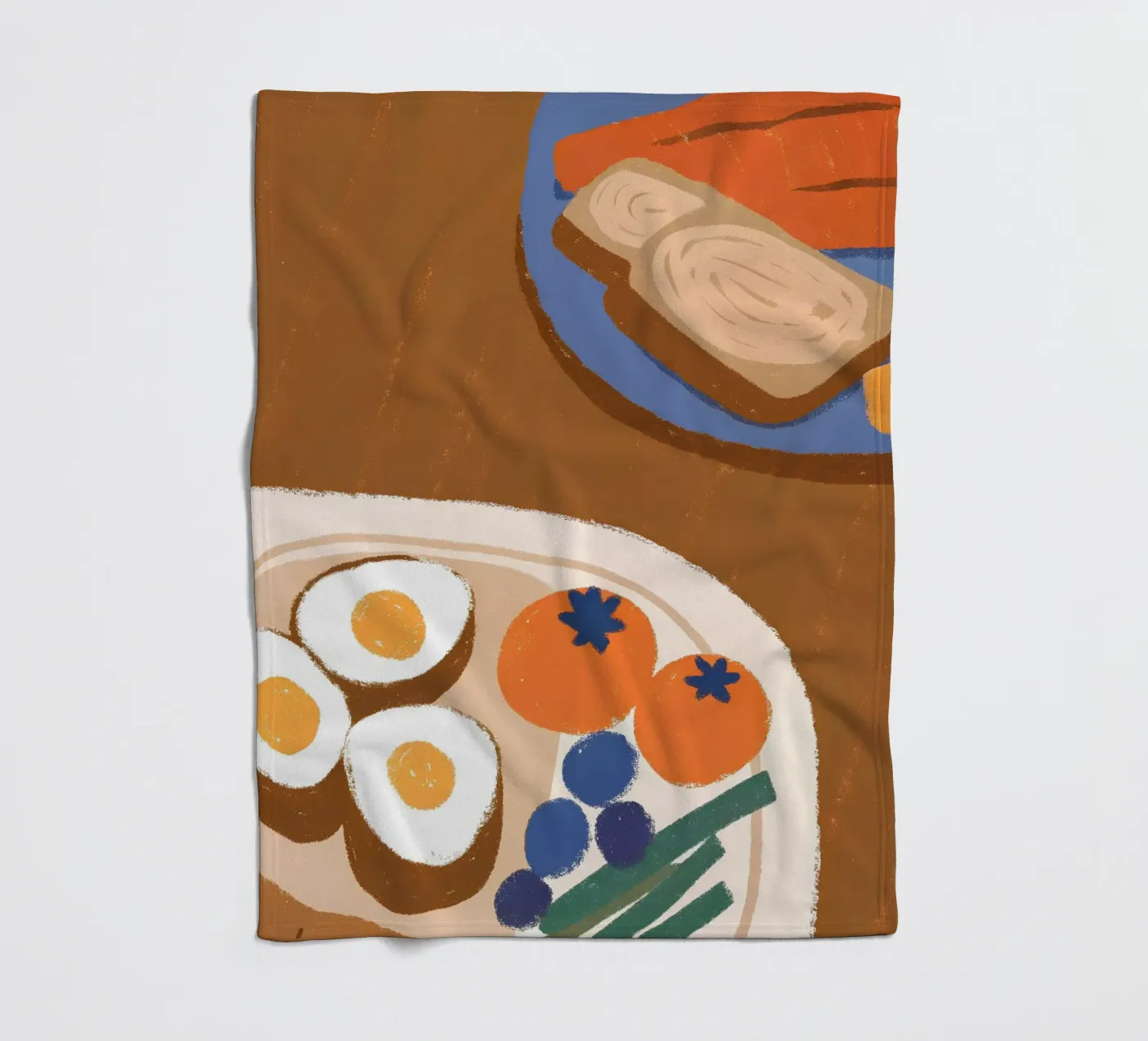 Breakfast fleece blanket by PERSONAL TOUCH