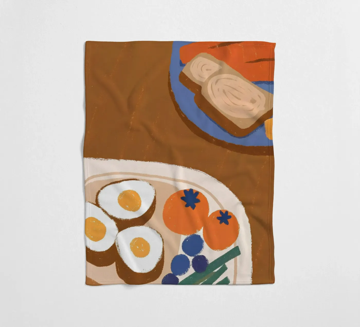 Breakfast fleece blanket by PERSONAL TOUCH