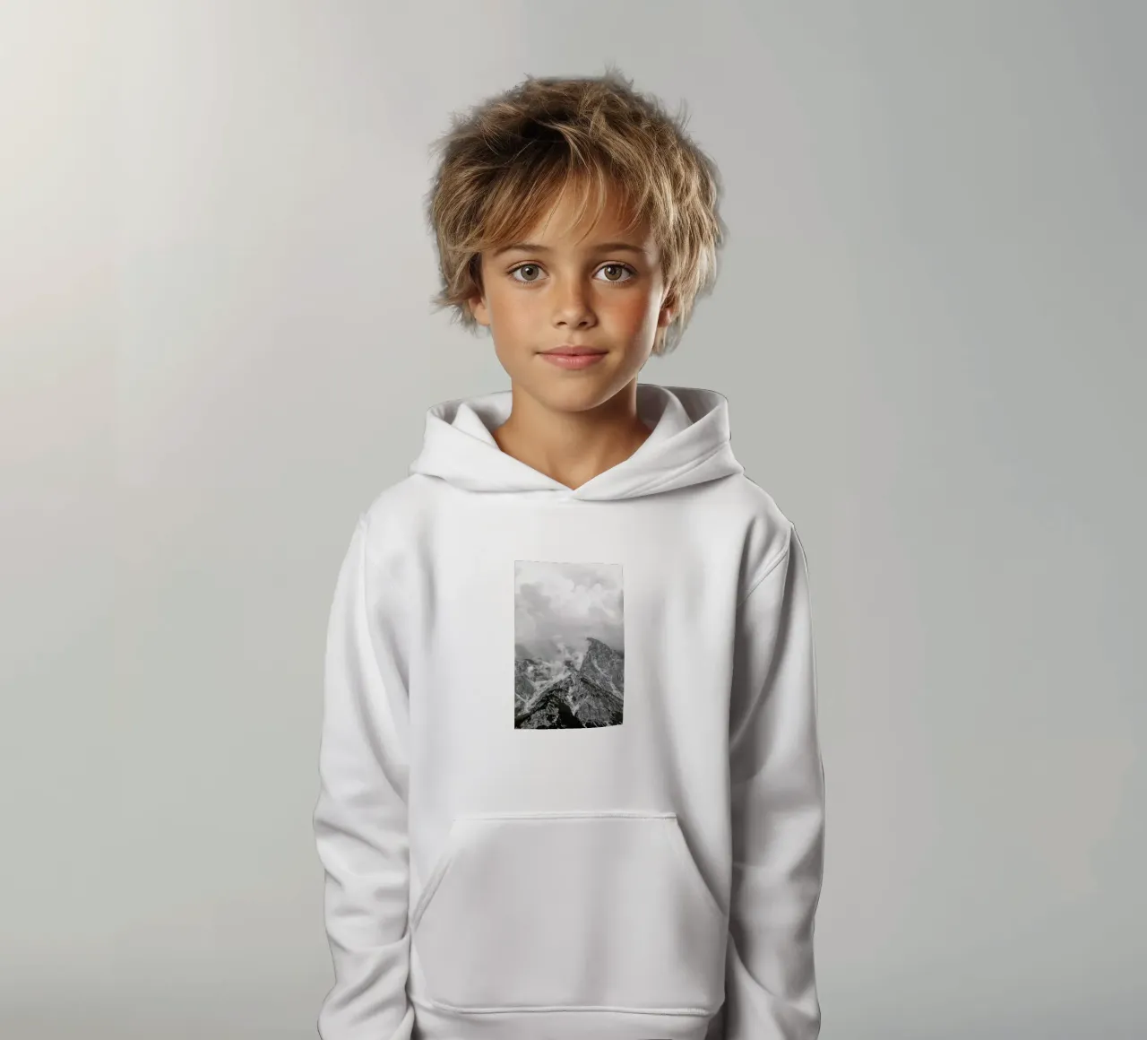 Clouds Forming 1 felpa bambino con cappuccio da Nur Mut