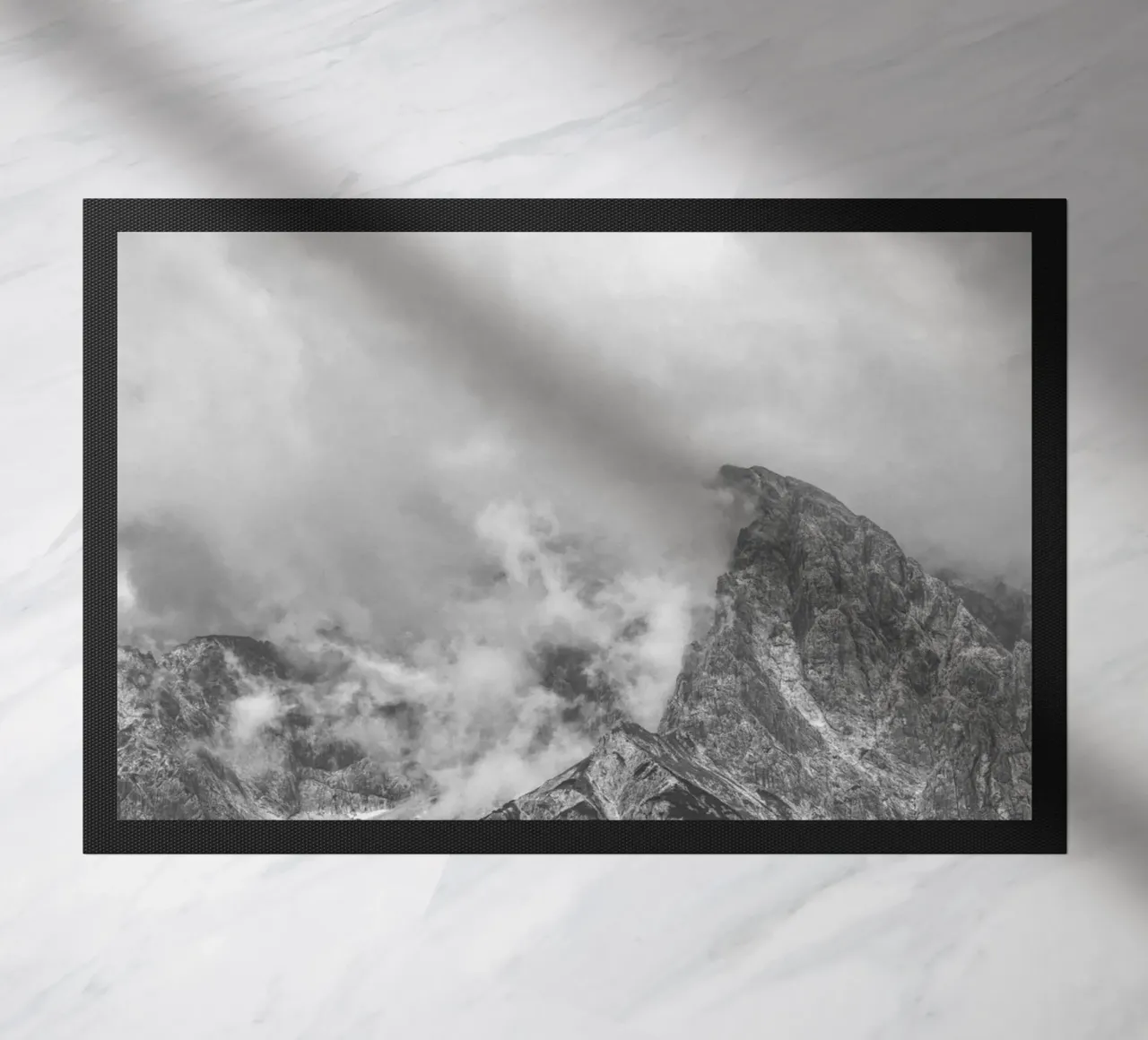 Clouds Forming 1 doormat by Nur Mut