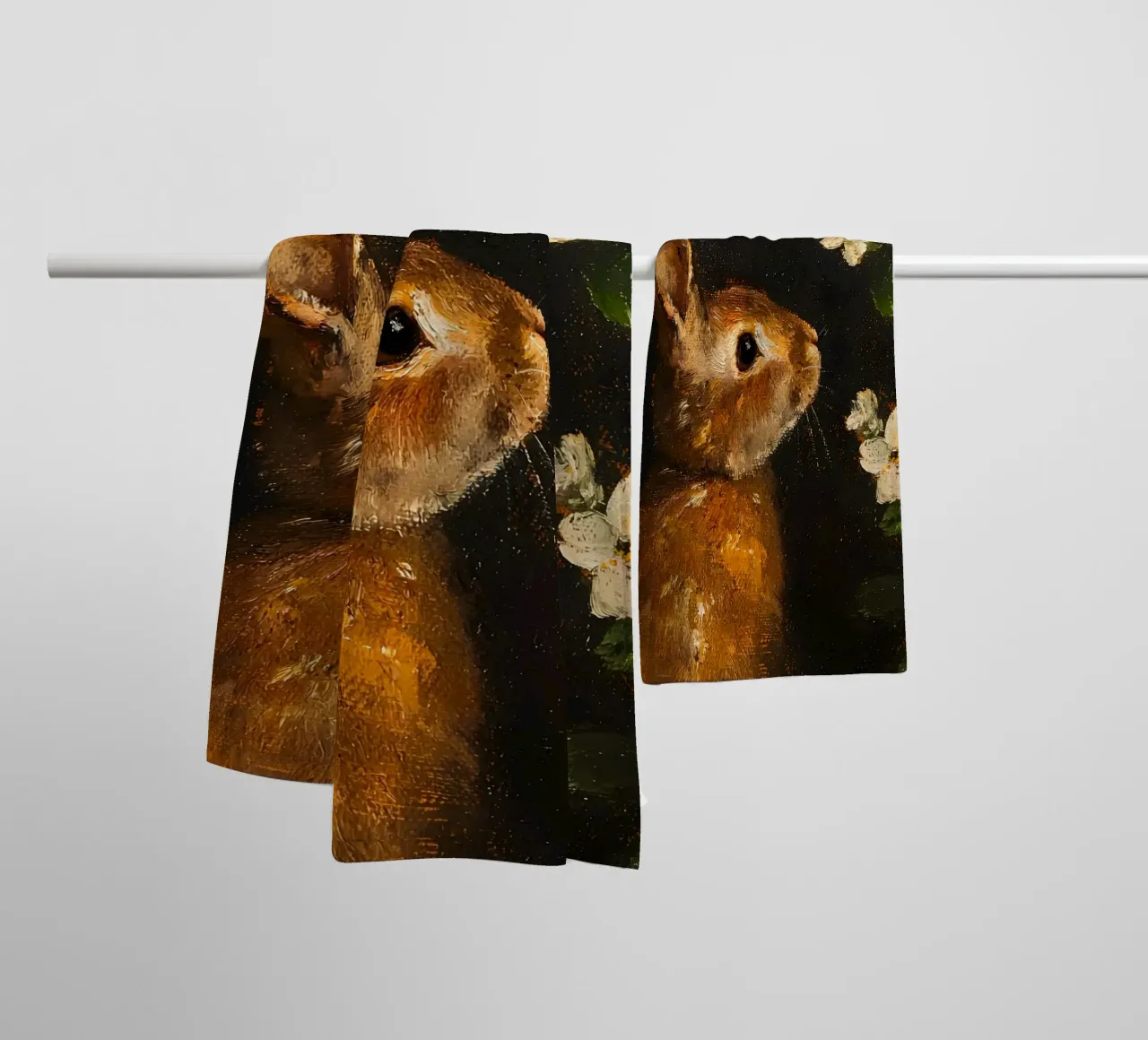 The Bunny asciugamano da bagno da Gypsy Galleria